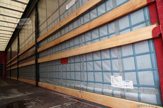 Otvorena poluprikolica sa ceradom KRONE FIRANKA / STANDARD  / KOSZ NA PALETY / SAF / 