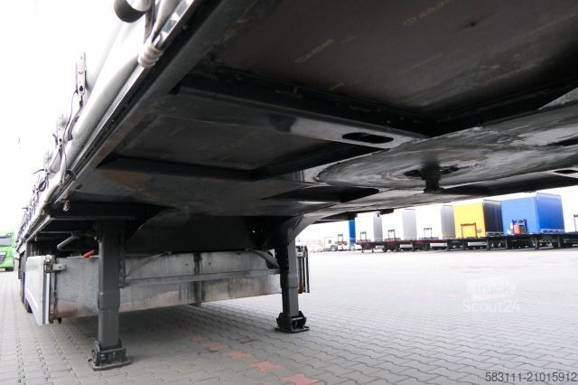 Otvorena poluprikolica sa ceradom KRONE CURTAINSIDER/MEGA/PALLET BOX/LIFTED ROOF & AXLE/