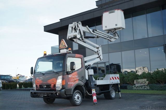 Plate-forme élévatrice sur camion NISSAN CABSTAR / ZWY?KA 16,3 METRÓW / BLI?NIAK / UD?WIG