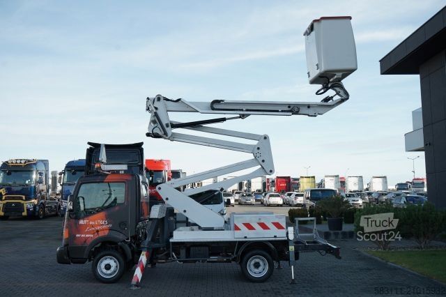 Plate-forme élévatrice sur camion NISSAN CABSTAR / ZWY?KA 16,3 METRÓW / BLI?NIAK / UD?WIG