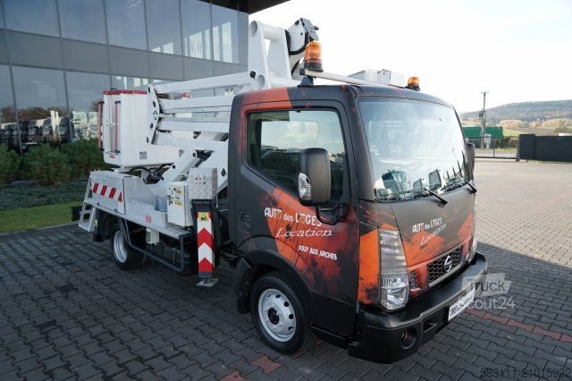 Plate-forme élévatrice sur camion NISSAN CABSTAR / ZWY?KA 16,3 METRÓW / BLI?NIAK / UD?WIG