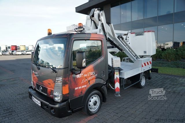 Plate-forme élévatrice sur camion NISSAN CABSTAR / ZWY?KA 16,3 METRÓW / BLI?NIAK / UD?WIG