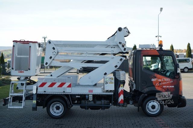 Plate-forme élévatrice sur camion NISSAN CABSTAR / ZWY?KA 16,3 METRÓW / BLI?NIAK / UD?WIG