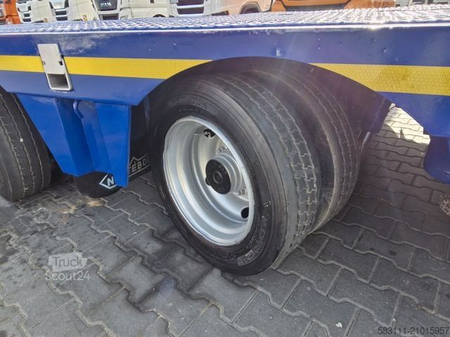 Dieplader oplegger NOOTEBOOM NISKOPODWOZIE / ROZCI?GANA / 4 OSIOWA / OSIE SKR