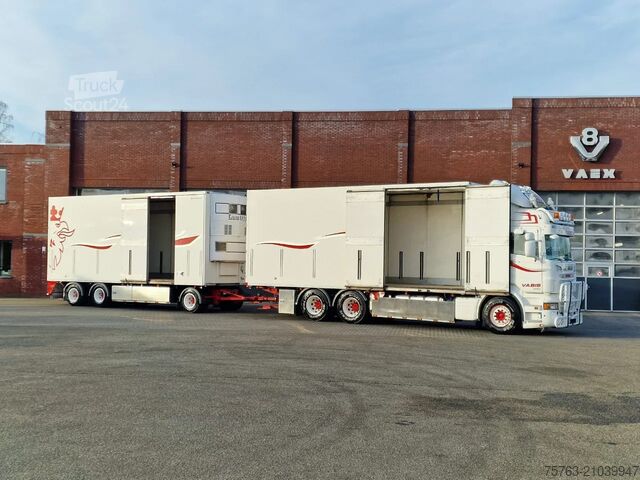 Transport réfrigéré/congélé Scania R620-V8 Highline 6x4 - Bussbygg box with heater...
