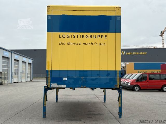 Semi-remorque fourgon KRONE WK 7,3STG*Wechselbrücke*Koffer*Portaltüren*Kleid