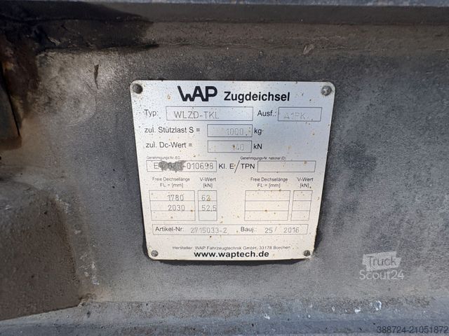 Remorque frigorifique ROHR RZK/18 TK*Tandem*Frigoblock*LBW*Durchladesystem*