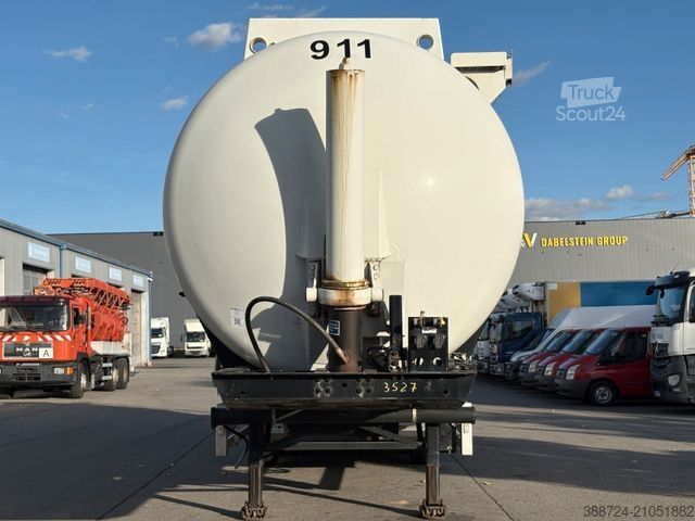 Semi-remorque silo FELDBINDER Kip 63*63 m³*Volluft*elektr. Hydraulik*TÜV*ADR*