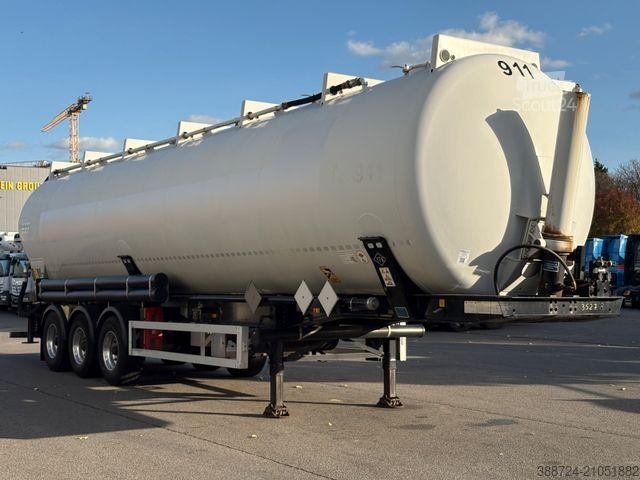 Semi-remorque silo FELDBINDER Kip 63*63 m³*Volluft*elektr. Hydraulik*TÜV*ADR*