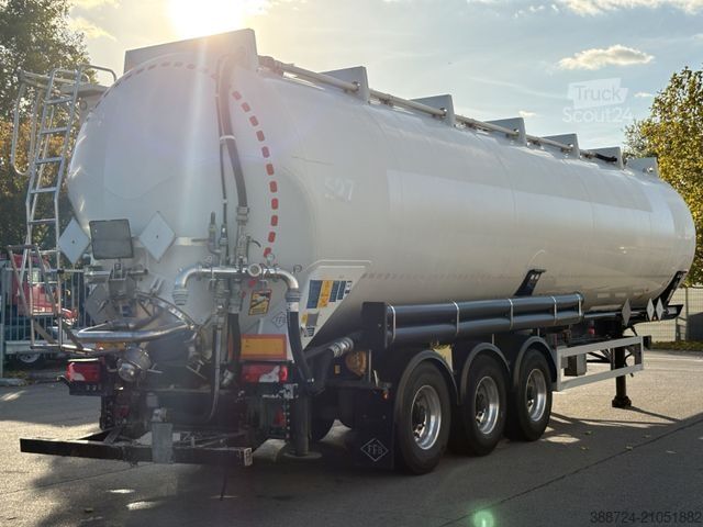 Semi-remorque silo FELDBINDER Kip 63*63 m³*Volluft*elektr. Hydraulik*TÜV*ADR*