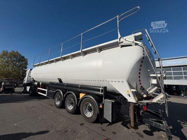 Semi-remorque silo FELDBINDER Kip 63*63 m³*Volluft*elektr. Hydraulik*TÜV*ADR*