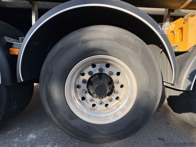 Semi-remorque silo FELDBINDER Kip 63*63 m³*Volluft*elektr. Hydraulik*TÜV*ADR*