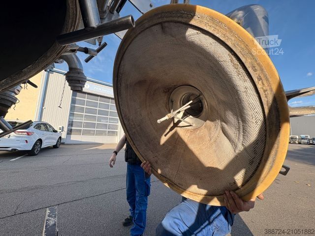 Semi-remorque silo FELDBINDER Kip 63*63 m³*Volluft*elektr. Hydraulik*TÜV*ADR*