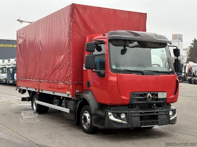 Camion bâché RENAULT D 210 7.5*Automatik*E6d*LBW*Bordwände*Klima*TÜV*
