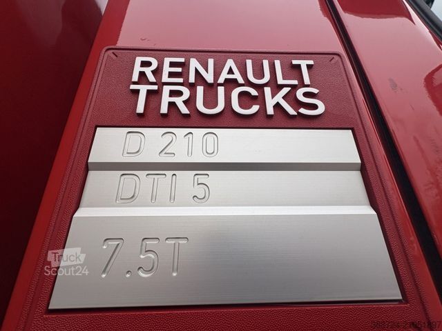 Camion bâché RENAULT D 210 7.5*Automatik*E6d*LBW*Bordwände*Klima*TÜV*