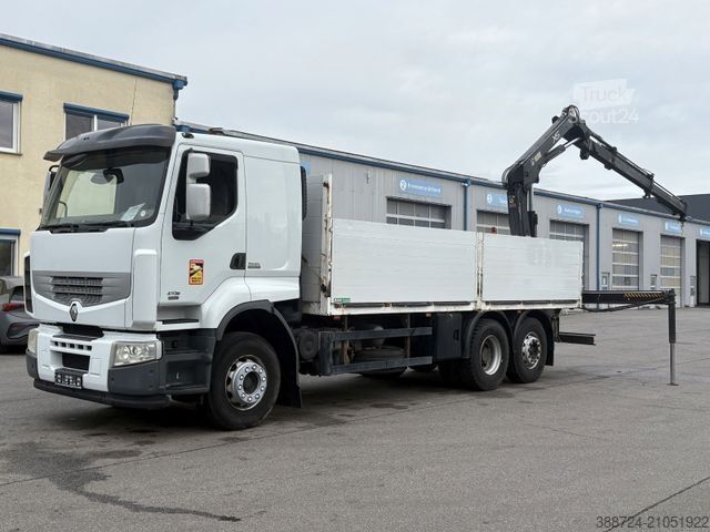 Lastbilmonteret kran RENAULT Premium410*HIAB*Lenk+Lift*Klima*AHK*TÜV*