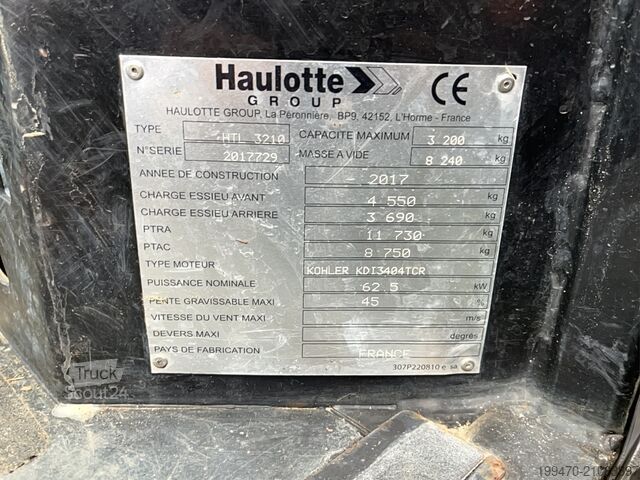 Telescopic Forklift Haulotte HTL3210