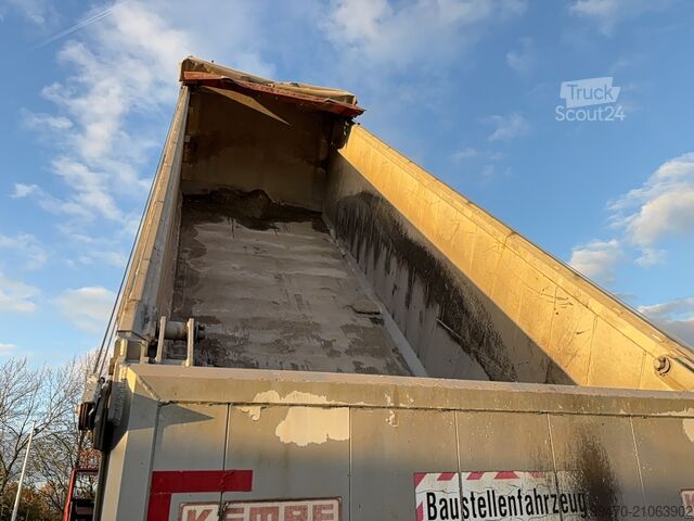 Tipper Semi-trailer Kempf 3-axle aluminium tipper semi-trailer