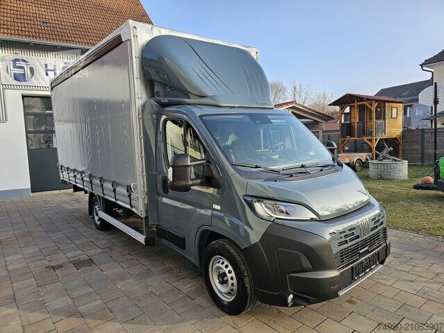 Schuifzeil bestelwagen Fiat Ducato 35 MAXI 180 Pritsche Plane 4,90 Meter