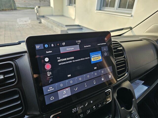 Schuifzeil bestelwagen Fiat Ducato 35 MAXI 180 Pritsche Plane 4,90 Meter