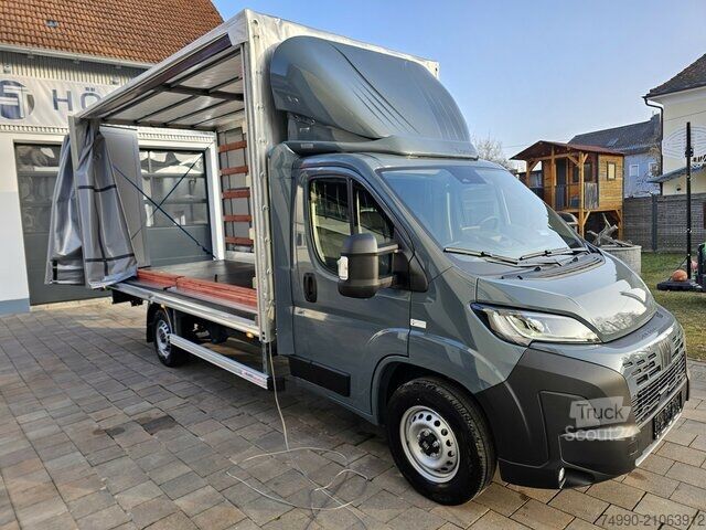 Schuifzeil bestelwagen Fiat Ducato 35 MAXI 180 Pritsche Plane 4,90 Meter
