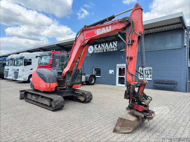 Minigraver KUBOTA KX080-4    Rototilt RS30  + Sortier/Greifmodul