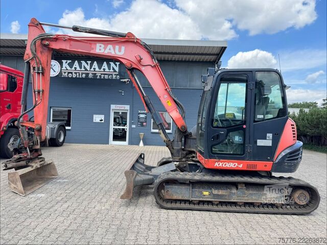 Minigraver KUBOTA KX080-4    Rototilt RS30  + Sortier/Greifmodul