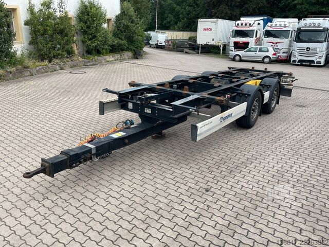 Výměnný podvozek přívěsu KRONE ZZ18 Tandem BDF 7,82 Container Wechselfahrgest.