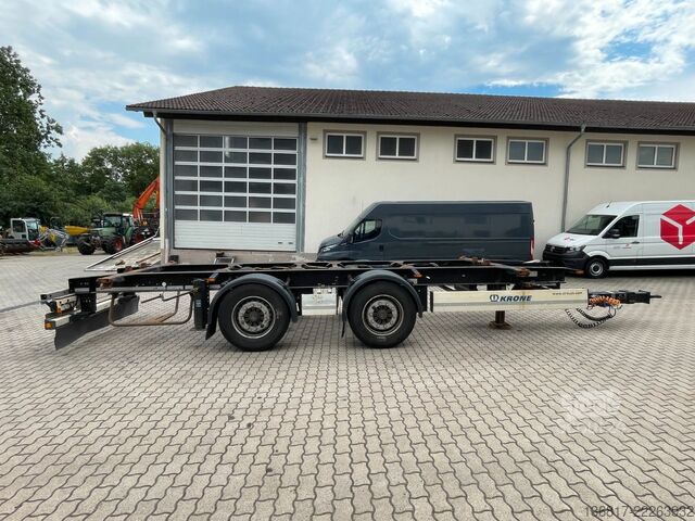 Výměnný podvozek přívěsu KRONE ZZ18 Tandem BDF 7,82 Container Wechselfahrgest.