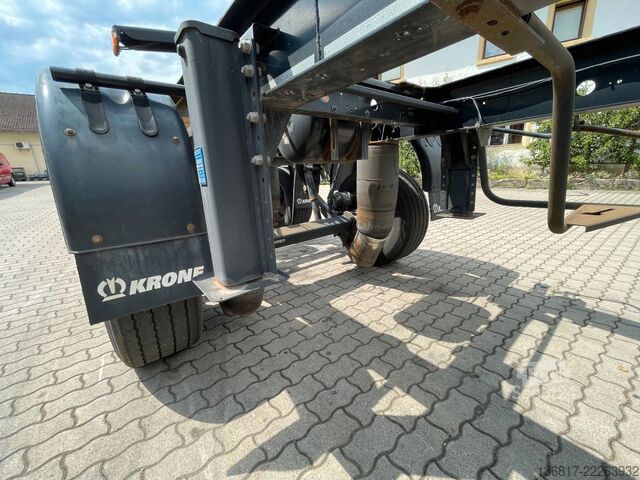 Výměnný podvozek přívěsu KRONE ZZ18 Tandem BDF 7,82 Container Wechselfahrgest.