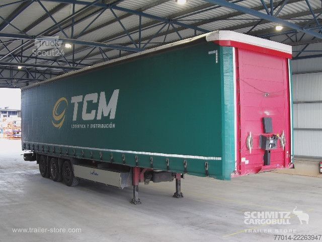Brandalı açık yarı römork Leci Trailer Curtainsider Coil