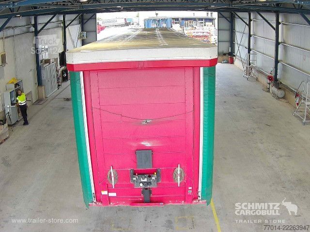 Brandalı açık yarı römork Leci Trailer Curtainsider Coil
