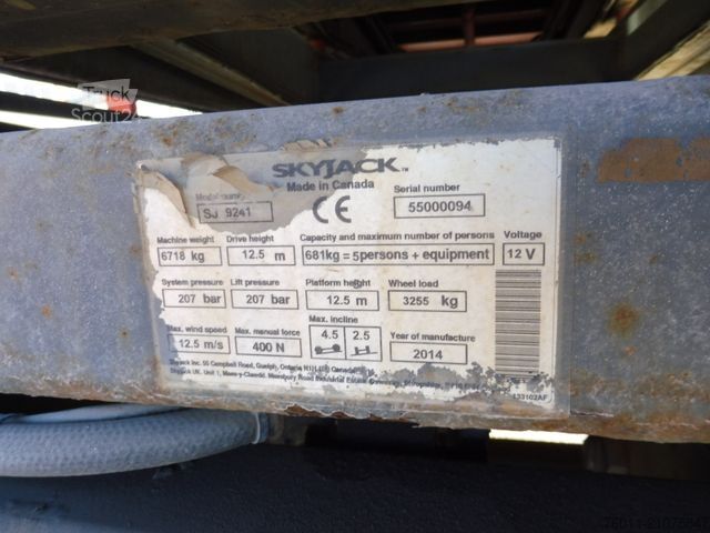 Arbejdsplatform Skyjack SJ9241---13m