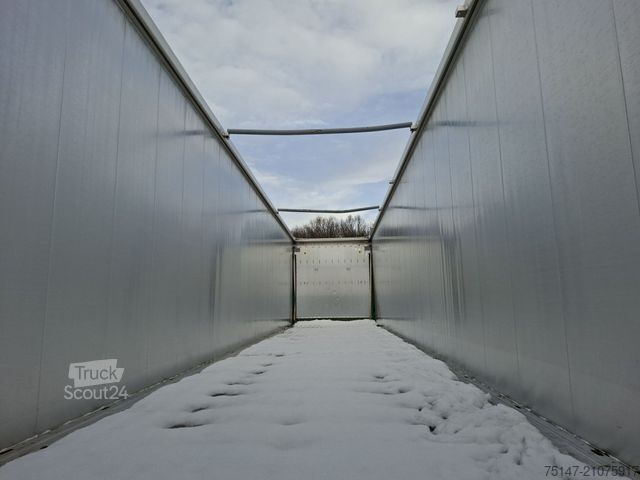 Auflieger mit Walkingfloor SCHWARZMÜLLER 3-Achs Schubboden Voll-Alu 91 m³ Liftachse