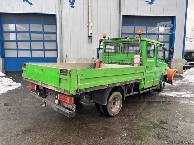 Pritschenwagen MERCEDES-BENZ 512 D Vario Doka 5-Sitzer Pritsche Schneepflug