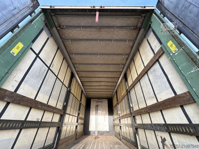 Sliding tarpaulins Pacton 2AS 7.4M Jumbo Schuifzeilen+Schuifdak Hardhoute...