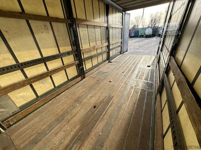 Sliding tarpaulins Pacton 2AS 7.4M Jumbo Schuifzeilen+Schuifdak Hardhoute...