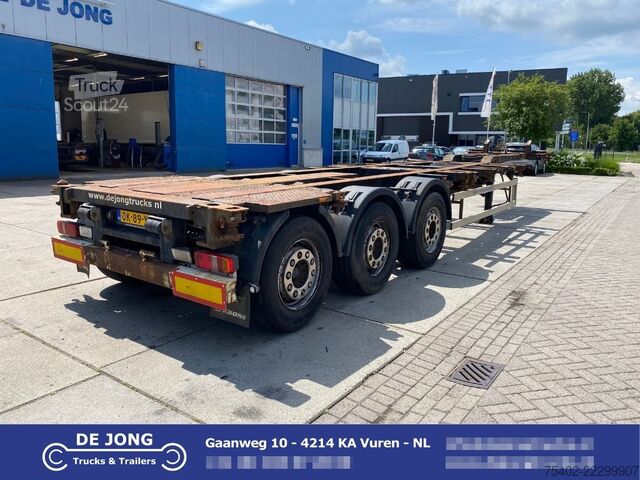 Konttikuljetukset Krone SD Chassis / ADR / 2x Extendable / MB + Disc / ...