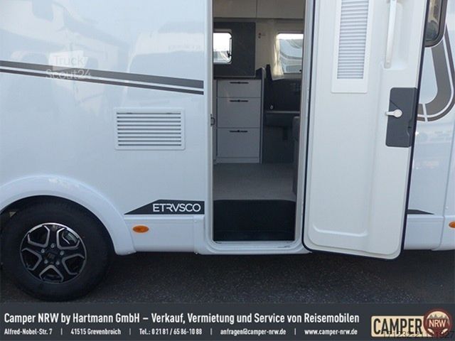 Half-integraal camper ETRUSCO T 7400 SBC Complete Sel. + Fahrradtr. + Safetyp.