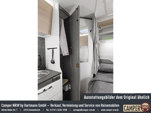 Half-integraal camper ETRUSCO T 5900 FB Complete Selection + Fahrradträger