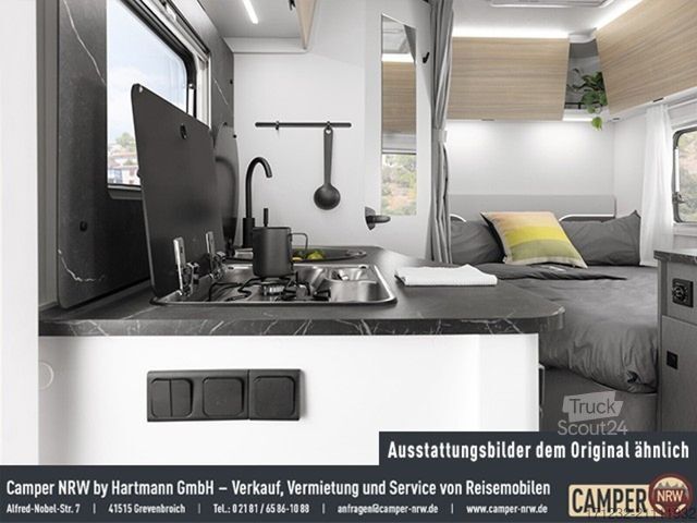 Half-integraal camper ETRUSCO T 5900 FB Complete Selection + Fahrradträger