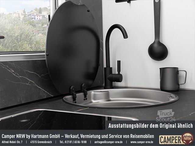 Half-integraal camper ETRUSCO T 5900 FB Complete Selection + Fahrradträger