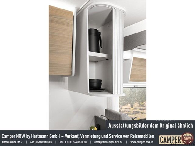 Half-integraal camper ETRUSCO T 5900 FB Complete Selection + Fahrradträger