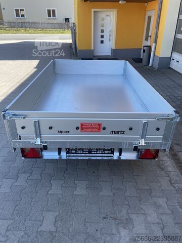 ανατρεπόμενο ρυμουλκούμενο Martz Kipper 250/ C S 1,3T Kipper Einachser