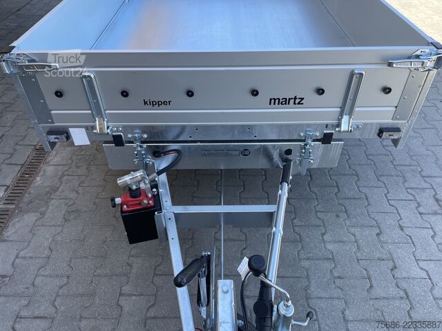 ανατρεπόμενο ρυμουλκούμενο Martz Kipper 250/ C S 1,3T Kipper Einachser