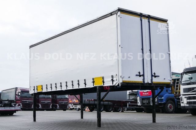 Wissellaadbak oplegger KRONE WP 7.3 LS5-CS Pritsche Plane BDF Bordwände