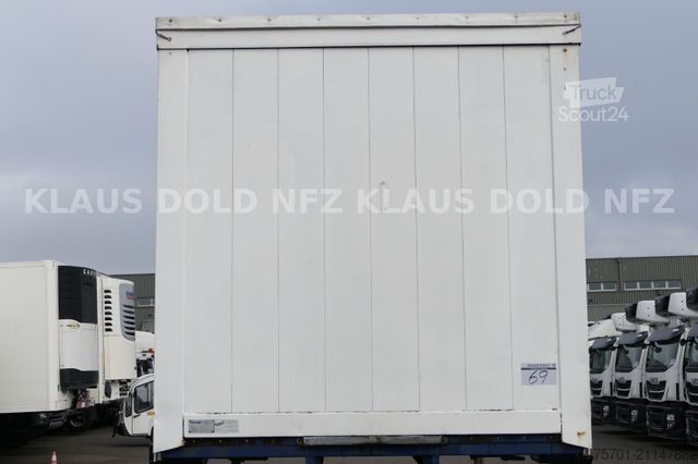 Wissellaadbak oplegger KRONE WP 7.3 LS5-CS Pritsche Plane BDF Bordwände