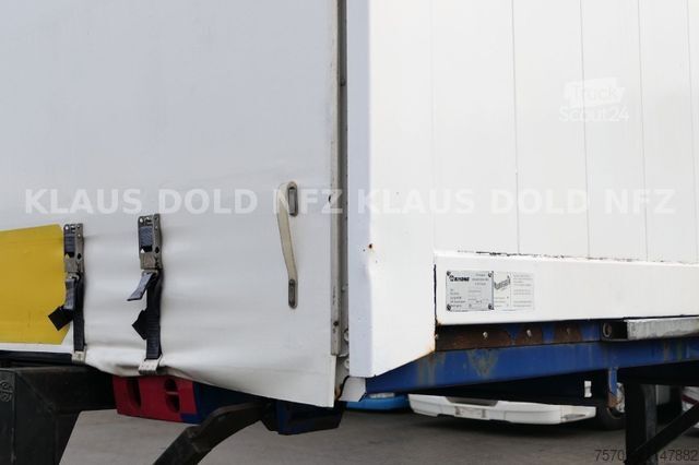 Wissellaadbak oplegger KRONE WP 7.3 LS5-CS Pritsche Plane BDF Bordwände