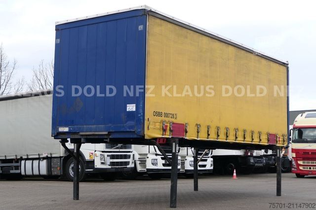 Wissellaadbak oplegger KRONE WP 7.3 LS5-CS Pritsche Plane BDF Bordwände