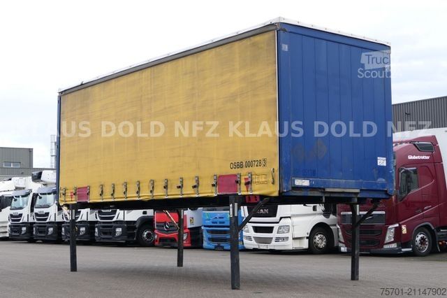 Wissellaadbak oplegger KRONE WP 7.3 LS5-CS Pritsche Plane BDF Bordwände